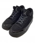 NIKEナイキ）の古着「AIR JORDAN 3 RETRO」｜ブラック