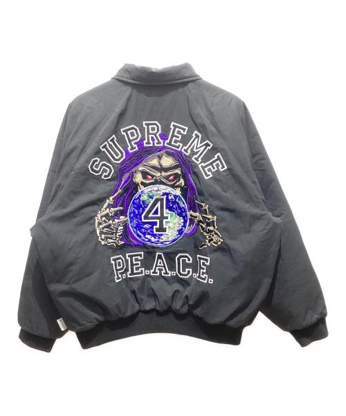 SUPREME（シュプリーム）SUPREME (シュプリーム) 23AW PEACE Embroidered WORK Jacket ブラック サイズ:Lの古着・服飾アイテム