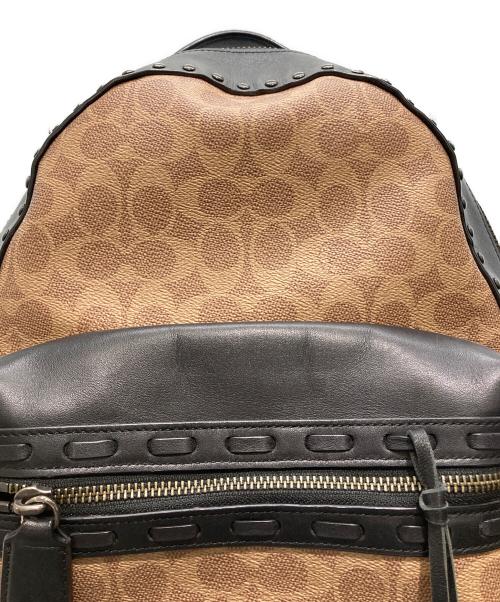 COACH（コーチ）COACH (コーチ) リュック ブラウン×ブラックの古着・服飾アイテム