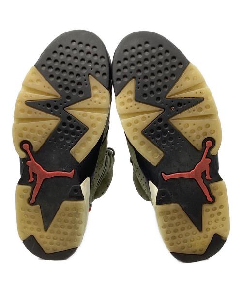 NIKE（ナイキ）NIKE (ナイキ) Travis Scott (トラヴィススコット) Air Jordan 6 Retro カーキ サイズ:26.5cmの古着・服飾アイテム
