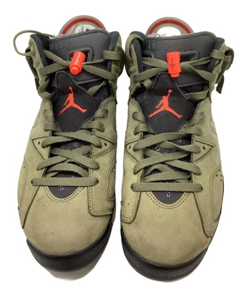 NIKE（ナイキ）NIKE (ナイキ) Travis Scott (トラヴィススコット) Air Jordan 6 Retro カーキ サイズ:26.5cmの古着・服飾アイテム