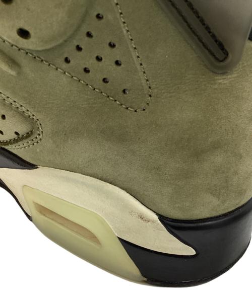 NIKE（ナイキ）NIKE (ナイキ) Travis Scott (トラヴィススコット) Air Jordan 6 Retro カーキ サイズ:26.5cmの古着・服飾アイテム