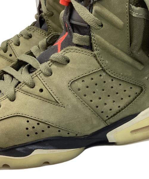 NIKE（ナイキ）NIKE (ナイキ) Travis Scott (トラヴィススコット) Air Jordan 6 Retro カーキ サイズ:26.5cmの古着・服飾アイテム