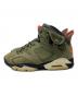 NIKE (ナイキ) Travis Scott (トラヴィススコット) Air Jordan 6 Retro カーキ サイズ:26.5cm：28000円