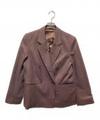 FRAY IDフレイ アイディー）の古着「ダブルテーラードジャケット」｜ブラウン