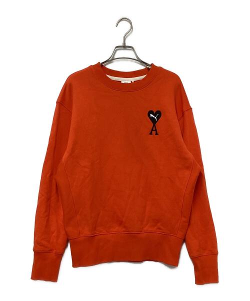 PUMA（プーマ）PUMA (プーマ) AMI Alexandre Mattiussi (アミアレクサンドルマテュッシ) スウェット オレンジ サイズ:XSの古着・服飾アイテム