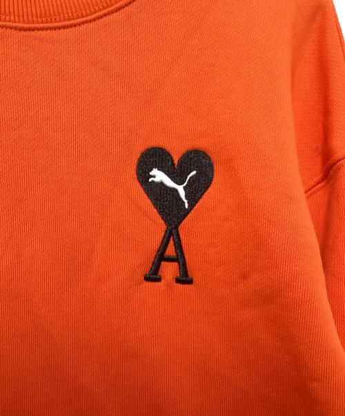 PUMA（プーマ）PUMA (プーマ) AMI Alexandre Mattiussi (アミアレクサンドルマテュッシ) スウェット オレンジ サイズ:XSの古着・服飾アイテム