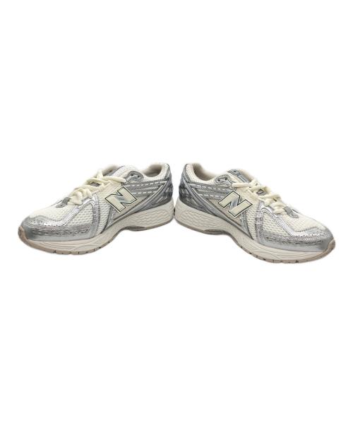 NEW BALANCE（ニューバランス）NEW BALANCE (ニューバランス) スニーカー ホワイト×グレー サイズ:27cmの古着・服飾アイテム