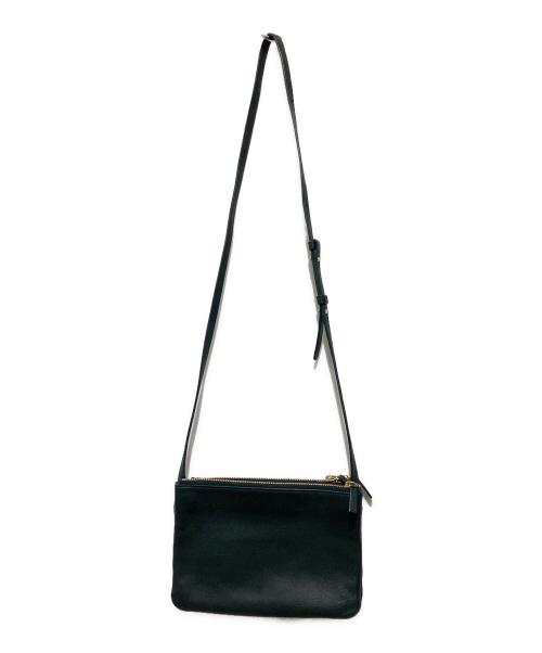 CELINE（セリーヌ）CELINE (セリーヌ) トリオラージショルダーバッグ グリーンの古着・服飾アイテム