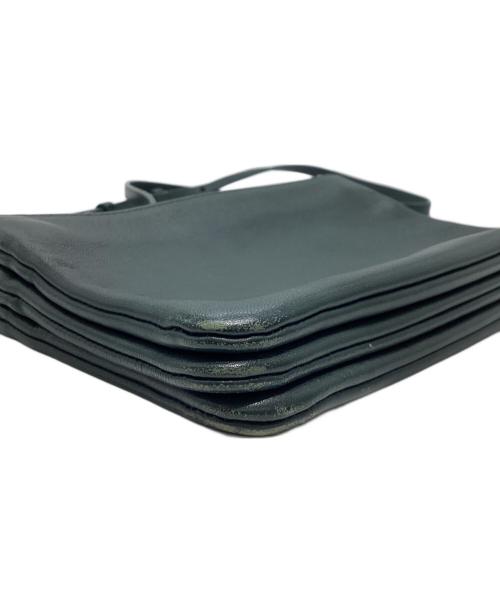 CELINE（セリーヌ）CELINE (セリーヌ) トリオラージショルダーバッグ グリーンの古着・服飾アイテム