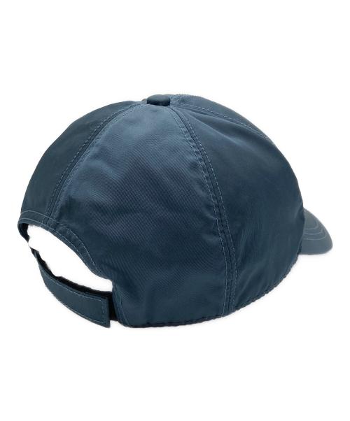 PRADA（プラダ）PRADA (プラダ) ナイロンキャップ ブルー サイズ:Mの古着・服飾アイテム