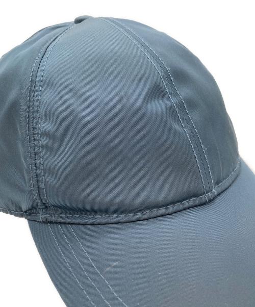 PRADA（プラダ）PRADA (プラダ) ナイロンキャップ ブルー サイズ:Mの古着・服飾アイテム