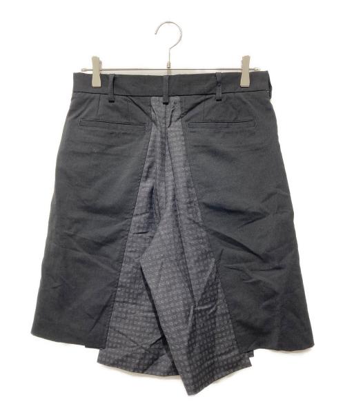 EMPORIO ARMANI（エンポリオ アルマーニ）EMPORIO ARMANI (エンポリオ アルマーニ) ジップポケットドッキングハーフパンツ ブラック サイズ:Ｌの古着・服飾アイテム