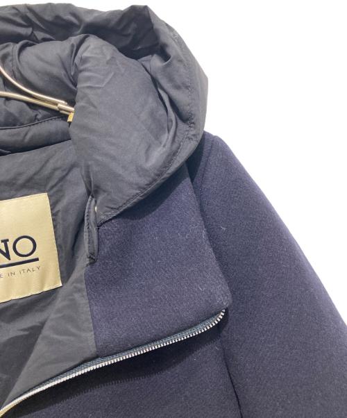 HERNO（ヘルノ）HERNO (ヘルノ) メルトン切替ダウンコート ネイビー サイズ:Lの古着・服飾アイテム