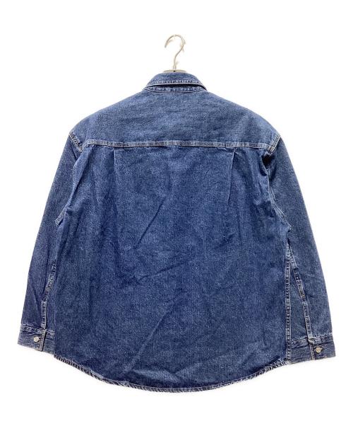 Calvin Klein（カルバンクライン）Calvin Klein (カルバンクライン) デニムシャツジャケット インディゴ サイズ:Ｓの古着・服飾アイテム