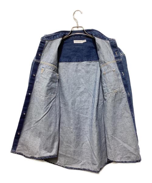 Calvin Klein（カルバンクライン）Calvin Klein (カルバンクライン) デニムシャツジャケット インディゴ サイズ:Ｓの古着・服飾アイテム