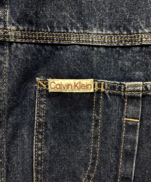 Calvin Klein（カルバンクライン）Calvin Klein (カルバンクライン) デニムシャツジャケット インディゴ サイズ:Ｓの古着・服飾アイテム