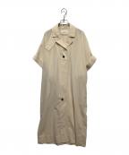 TODAYFULトゥデイフル）の古着「Halfsleeve Cocoon Coat」｜ベージュ
