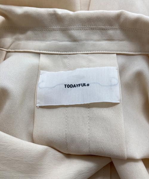 TODAYFUL（トゥデイフル）TODAYFUL (トゥデイフル) Halfsleeve Cocoon Coat ベージュ サイズ:38の古着・服飾アイテム