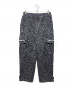 BlackEyePatchブラックアイパッチ）の古着「TACTICAL LOGO LEOPARD CARGO PANTS」｜グレー