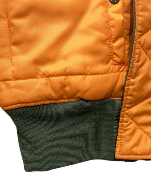 VALLEY APPAREL（バレー アパレル）valley apparel (バレー アパレル) MA-1ジャケット カーキ サイズ:Mの古着・服飾アイテム