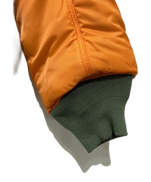 VALLEY APPAREL（バレー アパレル）valley apparel (バレー アパレル) MA-1ジャケット カーキ サイズ:Mの古着・服飾アイテム