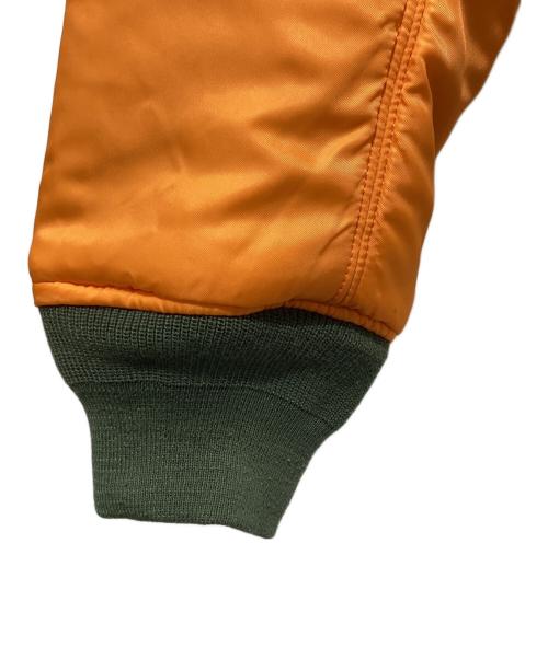 VALLEY APPAREL（バレー アパレル）valley apparel (バレー アパレル) MA-1ジャケット カーキ サイズ:Mの古着・服飾アイテム
