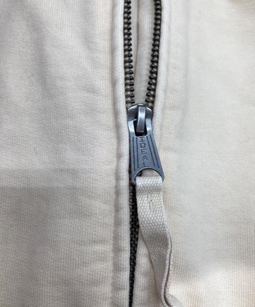 Maison Margiela（メゾンマルジェラ）Maison Margiela (メゾンマルジェラ) EMBROIDER LOGO HOODIE ベージュ サイズ:Sの古着・服飾アイテム