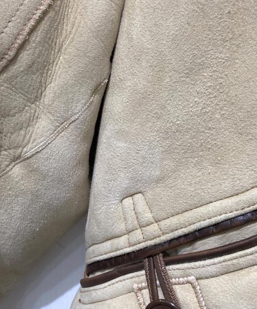 RRL（ダブルアールエル）RRL (ダブルアールエル) ARCTIC SHEEP SKIN LEATHER PARKA ブラウン サイズ:Mの古着・服飾アイテム