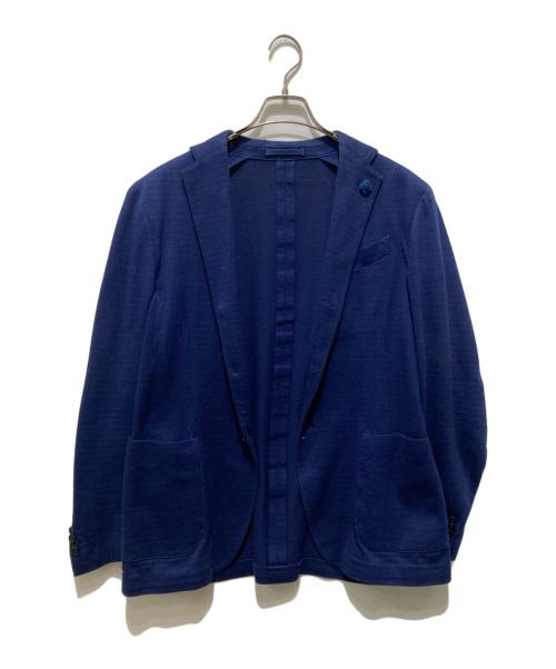 LARDINI（ラルディーニ）LARDINI (ラルディーニ) テーラードジャケット ブルー サイズ:Lの古着・服飾アイテム
