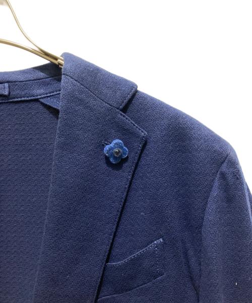 LARDINI（ラルディーニ）LARDINI (ラルディーニ) テーラードジャケット ブルー サイズ:Lの古着・服飾アイテム
