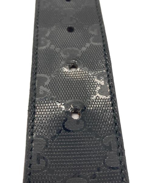 GUCCI（グッチ）GUCCI (グッチ) インターロッキング GGベルト ブラックの古着・服飾アイテム