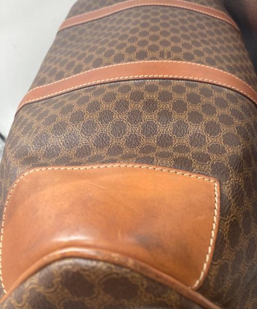 CELINE（セリーヌ）CELINE (セリーヌ) マカダム柄ボストンバッグ ブラウンの古着・服飾アイテム