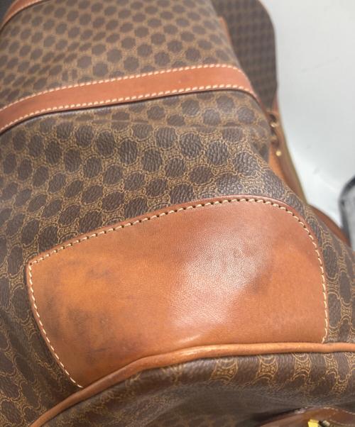 CELINE（セリーヌ）CELINE (セリーヌ) マカダム柄ボストンバッグ ブラウンの古着・服飾アイテム