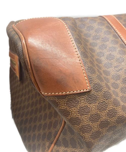 CELINE（セリーヌ）CELINE (セリーヌ) マカダム柄ボストンバッグ ブラウンの古着・服飾アイテム