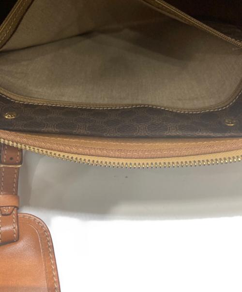 CELINE（セリーヌ）CELINE (セリーヌ) マカダム柄ボストンバッグ ブラウンの古着・服飾アイテム