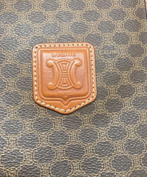 CELINE（セリーヌ）CELINE (セリーヌ) マカダム柄ボストンバッグ ブラウンの古着・服飾アイテム