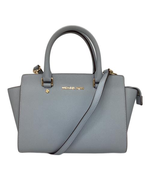 MICHAEL KORS（マイケル・コース）MICHAEL KORS (マイケル・コース) 2WAYバッグ スカイブルーの古着・服飾アイテム