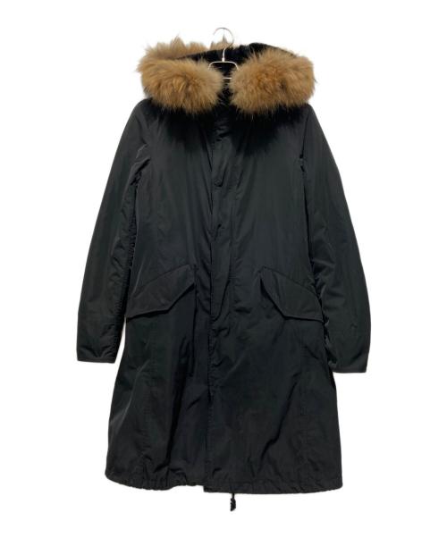 Junhashimoto（ジュンハシモト）junhashimoto (ジュンハシモト) 別注モッズコート ブラック サイズ:Mの古着・服飾アイテム