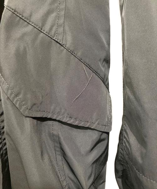 Junhashimoto（ジュンハシモト）junhashimoto (ジュンハシモト) 別注モッズコート ブラック サイズ:Mの古着・服飾アイテム