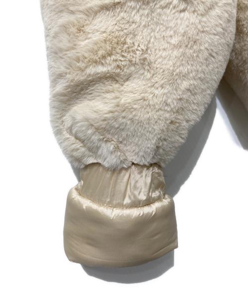 save the duck（セイブ ザ ダック）save the duck (セイブ ザ ダック) リバーシブル ファージャケット ホワイト サイズ:Sの古着・服飾アイテム