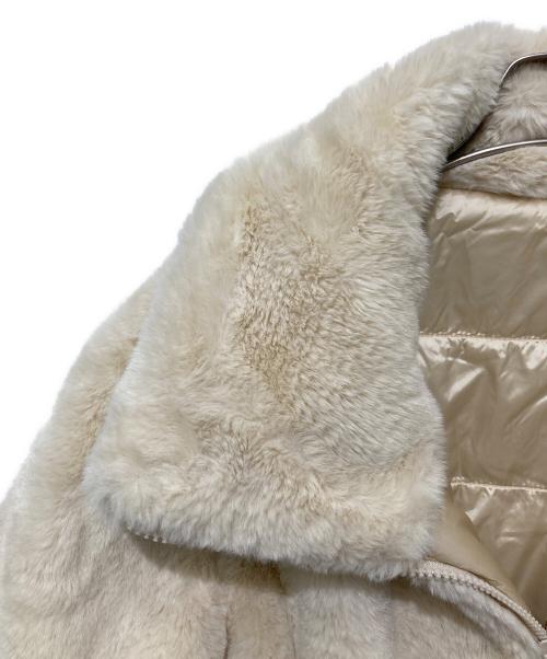 save the duck（セイブ ザ ダック）save the duck (セイブ ザ ダック) リバーシブル ファージャケット ホワイト サイズ:Sの古着・服飾アイテム