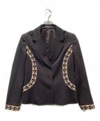 LEONARDレオナール）の古着「テーラードジャケット」｜ブラウン