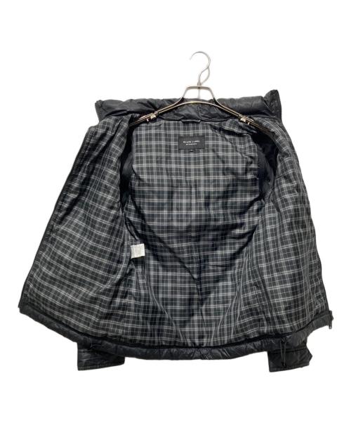 BURBERRY BLACK LABEL（バーバリーブラックレーベル）BURBERRY BLACK LABEL (バーバリーブラックレーベル) ホース刺繍ダイヤキルティング2WAYダウン ブラック サイズ:Mの古着・服飾アイテム