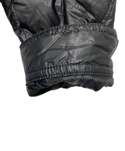 BURBERRY BLACK LABEL（バーバリーブラックレーベル）BURBERRY BLACK LABEL (バーバリーブラックレーベル) ホース刺繍ダイヤキルティング2WAYダウン ブラック サイズ:Mの古着・服飾アイテム