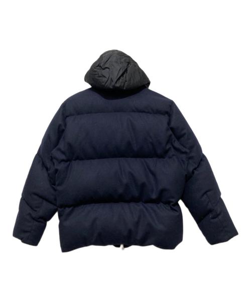 MONCLER（モンクレール）MONCLER (モンクレール) J.W.ANDERSON (ジェイダブリューアンダーソン) STONORウールダウンジャケット ネイビー サイズ:3の古着・服飾アイテム