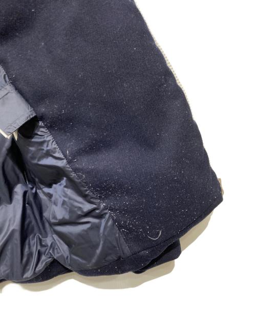 MONCLER（モンクレール）MONCLER (モンクレール) J.W.ANDERSON (ジェイダブリューアンダーソン) STONORウールダウンジャケット ネイビー サイズ:3の古着・服飾アイテム