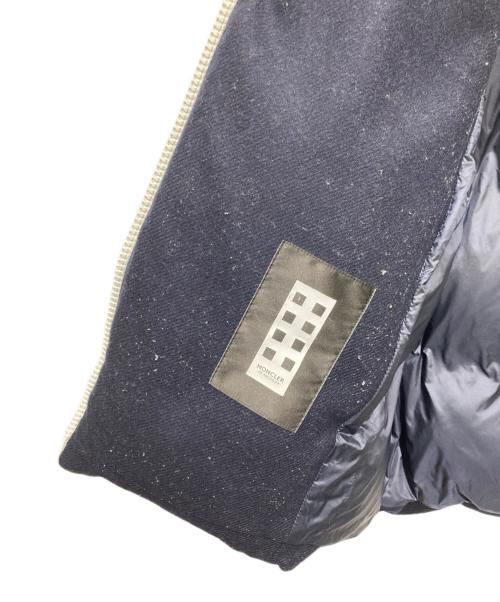 MONCLER（モンクレール）MONCLER (モンクレール) J.W.ANDERSON (ジェイダブリューアンダーソン) STONORウールダウンジャケット ネイビー サイズ:3の古着・服飾アイテム