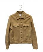 EDIFICEエディフィス）の古着「シープスキンスエード3rdタイプジャケット」｜ブラウン