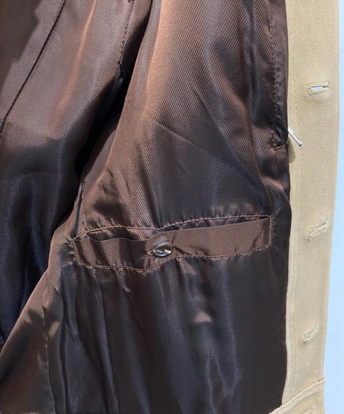 EDIFICE（エディフィス）EDIFICE (エディフィス) シープスキンスエード3rdタイプジャケット ブラウン サイズ:Lの古着・服飾アイテム